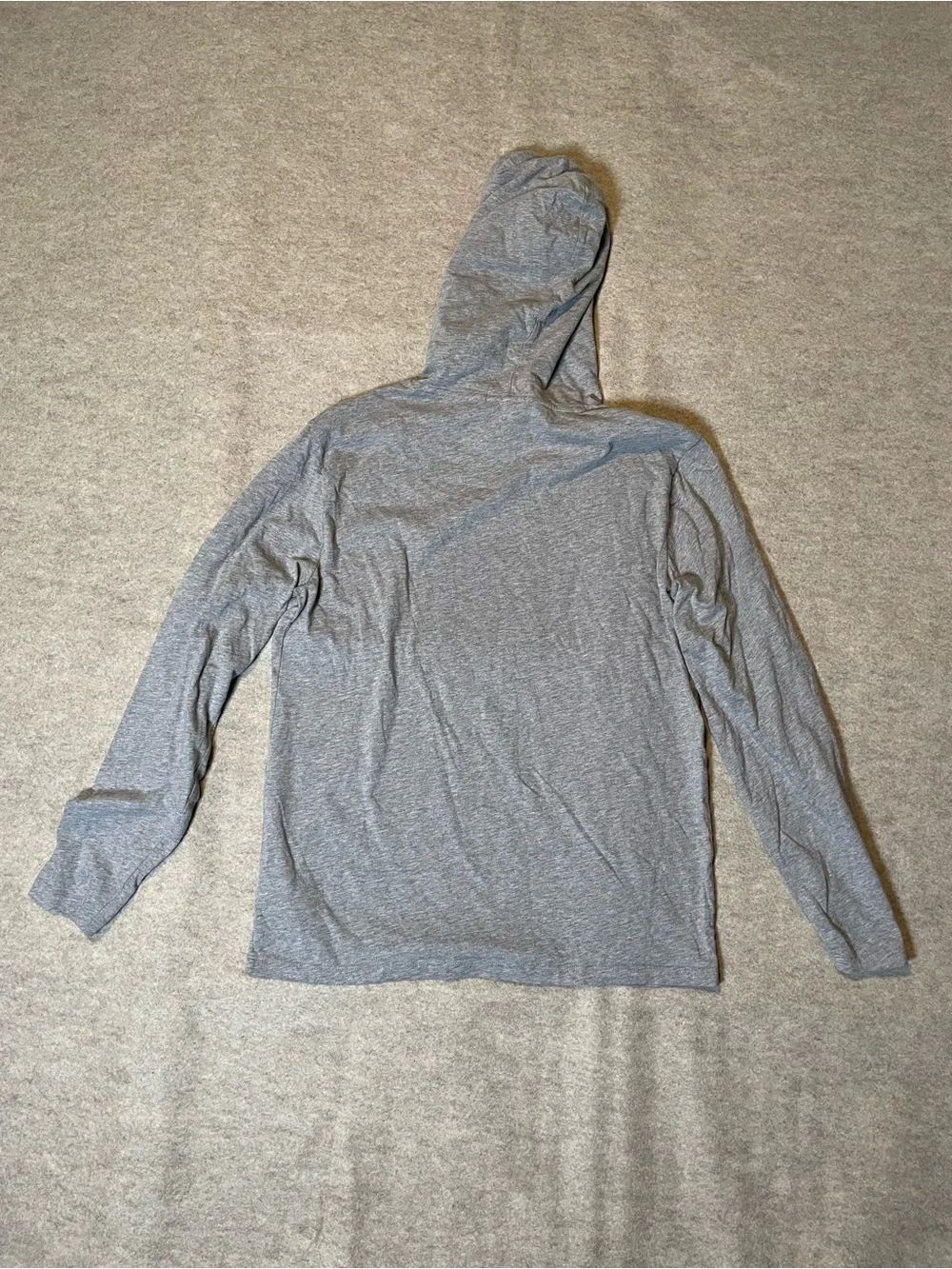 POLO RALPH LAUREN Men's Polo Bear Jersey Hooded T-Shirt L/S Gray Size small